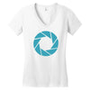 camera shutter Women's V-Neck T-Shirt