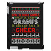 santa only comes once a year gramps is always here to cheer iPad 3 and 4 Case