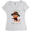 nightmare on kitty street Women's Triblend Scoop T-shirt