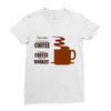coffee lovers Ladies Fitted T-Shirt
