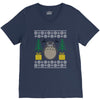 totoro ugly christmas V-Neck Tee