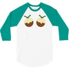 christmas pudding 3/4 Sleeve Shirt