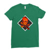 3d skull squad Ladies Fitted T-Shirt