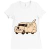 the shaggin' wagon Ladies Fitted T-Shirt