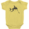 sharks with frickin laser beams t shirt soft funny austin powers tee d Baby Onesie