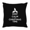 Keep Calm its Christmas Time Throw Pillow
