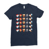 christmas animal Ladies Fitted T-Shirt