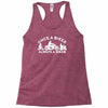 once a biker always a biker motorcycle Racerback Tank