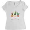 Cactus Women's Triblend Scoop T-shirt