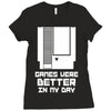 nes games were better unisex Ladies Fitted T-Shirt