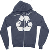rock paper scissors cycle Zipper Hoodie