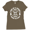 son of a biker Ladies Fitted T-Shirt