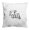walking undodead Throw Pillow