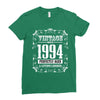 vintage made in 1994 perfectly aged a living legend Ladies Fitted T-Shirt