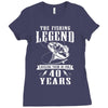 The Fishing Legend Reeling Them In For 40 Years Ladies Fitted T-Shirt