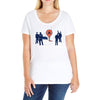 map marker death Ladies Curvy T-Shirt