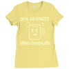 over caffeinated (3) Ladies Fitted T-Shirt