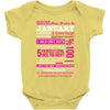 quens are born in january Baby Bodysuit