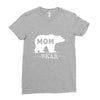 mommy bear Ladies Fitted T-Shirt