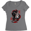 arashikage clan Women's Triblend Scoop T-shirt