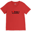 i love being a grandma V-Neck Tee