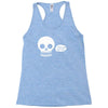 i live inside your face skull Racerback Tank