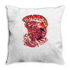 red bird Throw Pillow