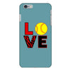 love softball iPhone 6/6s Plus Case