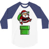 santa jumps 3/4 Sleeve Shirt