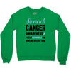 stomach cancer awaneress i wear periwinkle for someone special to me Crewneck Sweatshirt