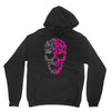 two coloured patterned skull   mens funny Unisex Hoodie