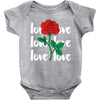 Love Rose Baby Bodysuit