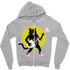 rock cat Zipper Hoodie