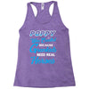 Poppy Was Created because Grankids Need Real Heroes Racerback Tank