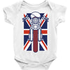 british biker Baby Onesie
