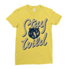 stay wild 2 Ladies Fitted T-Shirt
