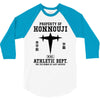 Property Of Honnouji Athletics Dept. 3/4 Sleeve Shirt