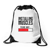 new installing muscle Drawstring Bags