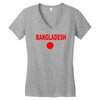 bangladesh international team national country Women's V-Neck T-Shirt