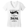 i ve been called a lot of names in my lifetime but papa is my favorite Women's V-Neck T-Shirt