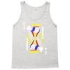 party king design funny humor cool graph baseball Tank Top