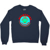 question your thinking flowy crop Crewneck Sweatshirt