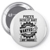 Pisces Hated By Many Wanted By Plenty Pin-back button