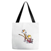 downhill Tote Bags