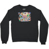 rude funny cotton dick of the world, ideal gift, birthday present Crewneck Sweatshirt
