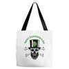 happy saint patrick day skull Tote Bags