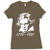 beethoven tribute Ladies Fitted T-Shirt
