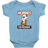 Hobbes For President Baby Onesie