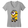 minion funkey Women's V-Neck T-Shirt