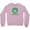 vegetarian sweet leaf Crewneck Sweatshirt